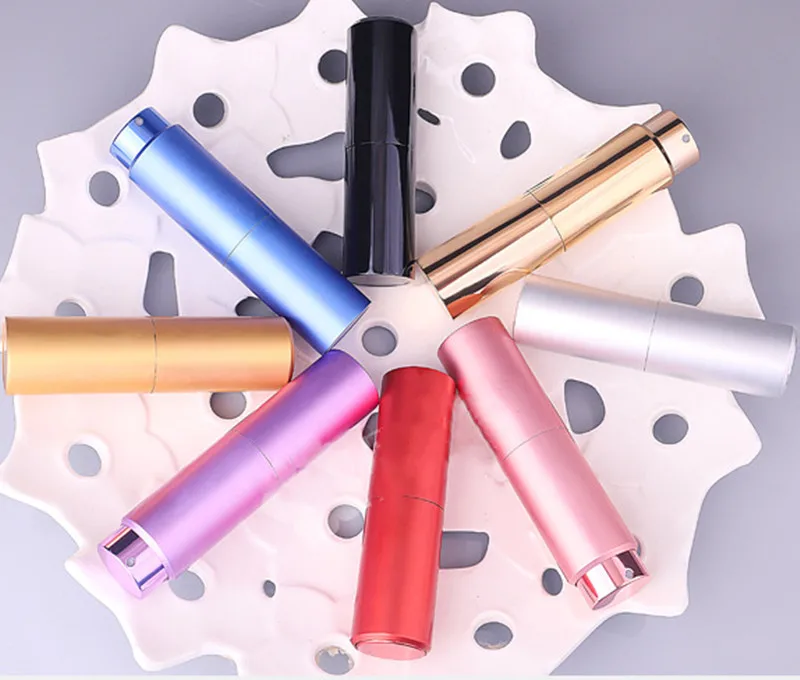 

Portable Cute Aluminum 20ML Mini Refillable Perfume Bottle With Scent Pump Empty Cosmetic Containers Spray Atomizer For Travel