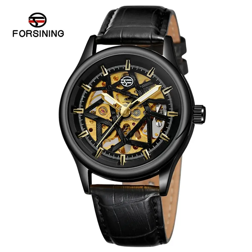 

Mens Watches Automatic Mechanical Watch Skeleton Wrist Wristwatch for men Stainless Steel Male Clock Men Relogio Masculino