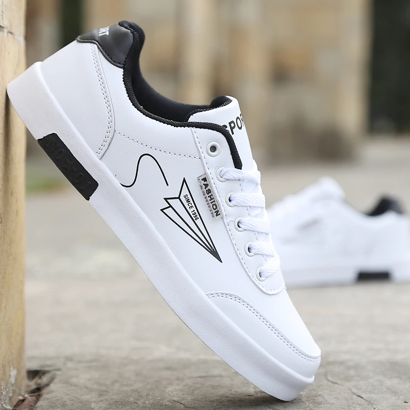 2019 zapatos casuales para oferta, moda Primavera Otoño, rojo, Casual, zapatos deportivos para hombre, transpirables, Casual, zapatos blancos para hombre|Zapatos informales de hombre| - AliExpress