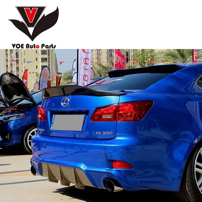 IS250 IS300 IS350 R-style Carbon Fiber Rear Trunk Wing Boot Spoiler for Lexus IS IS250 IS300 IS350 2006-2012