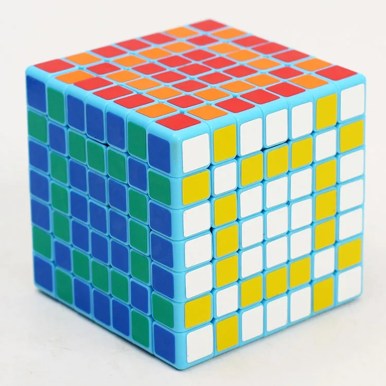 Shengshou 7x7 куб скорость волшебный черный Stickerless головоломка Cubo magico для 7x7x7 Stickerless головоломка обучающая игрушка для детей