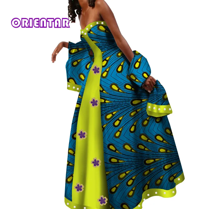 Африканские платья для женщин Африканский батик восковый принт сексуальное