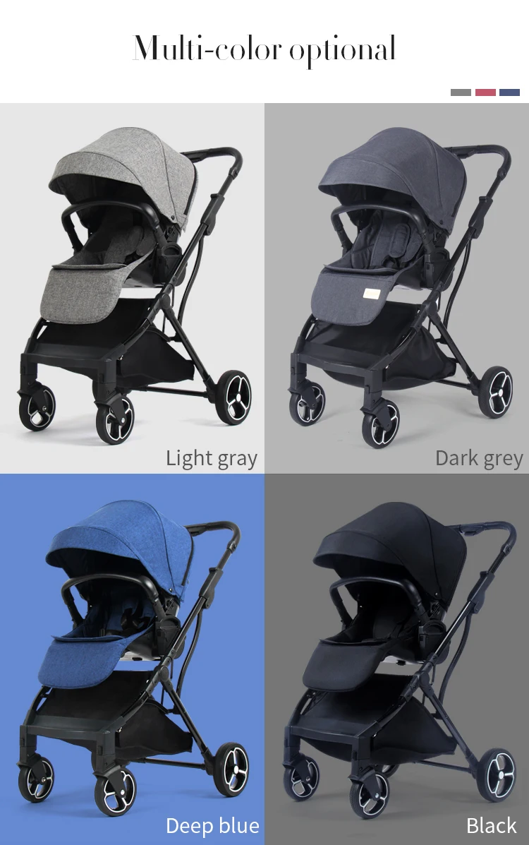 2019 Popular bnoeo Stroller Baby with 300D Oxford fabric Material baby cart