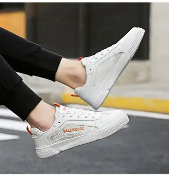 

Men's shoes spring new sports casual shoes high quality men's breathable net shoes students wild running shoes