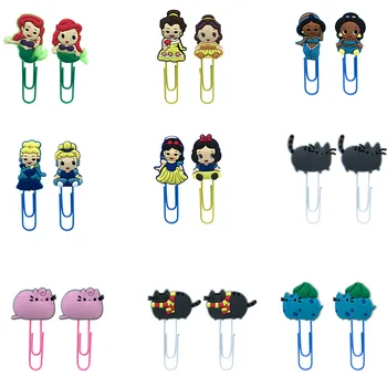 

1Pcs Hot Sale Classic Cartoon Cat Bookmarks Paper Clips for School Teacher Office Supplies DIY Decoration For Kids Gifts