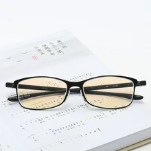 TR90 очки для чтения, анти синий светильник, для мужчин и женщин, металлические линзы для дальнозоркости, высокая четкость, для чтения