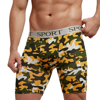 

Laamei Brand Men Boxershorts Male Pants Solid Shorts Men Underwear Boxers Mesh Breathable Cueca Tanga Comfortable Underpants