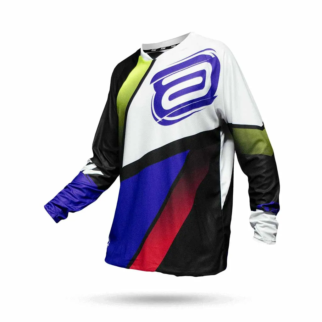 MTB Горные Джерси moto cross jersey mx Майо ciclismo hombre dh велосипедная майка для бездорожья - Цвет: Многоцветный