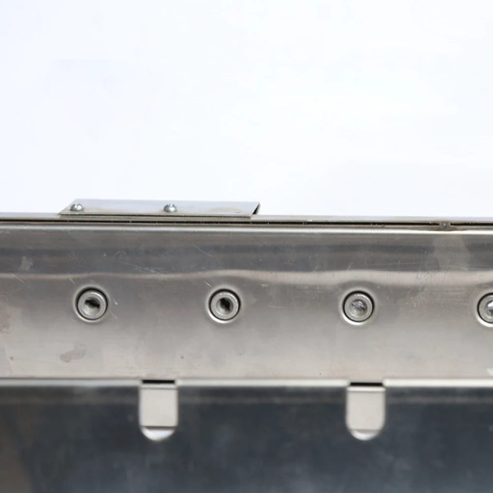  Portable Automatic Rolling Barbecue Grill Outdoor Picnic Camping Charcoal Adjustable Width Shelf Re