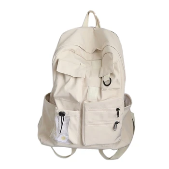 

Multi-Pocket Design Women Backpack Teenage Girls School Bags Soft Campus Student Book Bags for School Teen