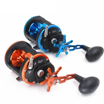 

Trolling Fishing Reel Drag 18k Bait Casting Fishing Reel Boat Sea fishing reels carp Saltwater casting Fishing Drum wheel