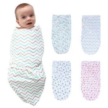 

Baby Swaddle Blankets for Newborn Boys and Girls Adjustable Infant Swaddle Wraps Breathable Soft Cotton Baby Sleeping Bag