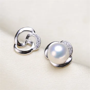 

High Quality Pearl Earring Settings Earring Findings Jewelry Parts Fittings Jewellery Accessories No pearl
