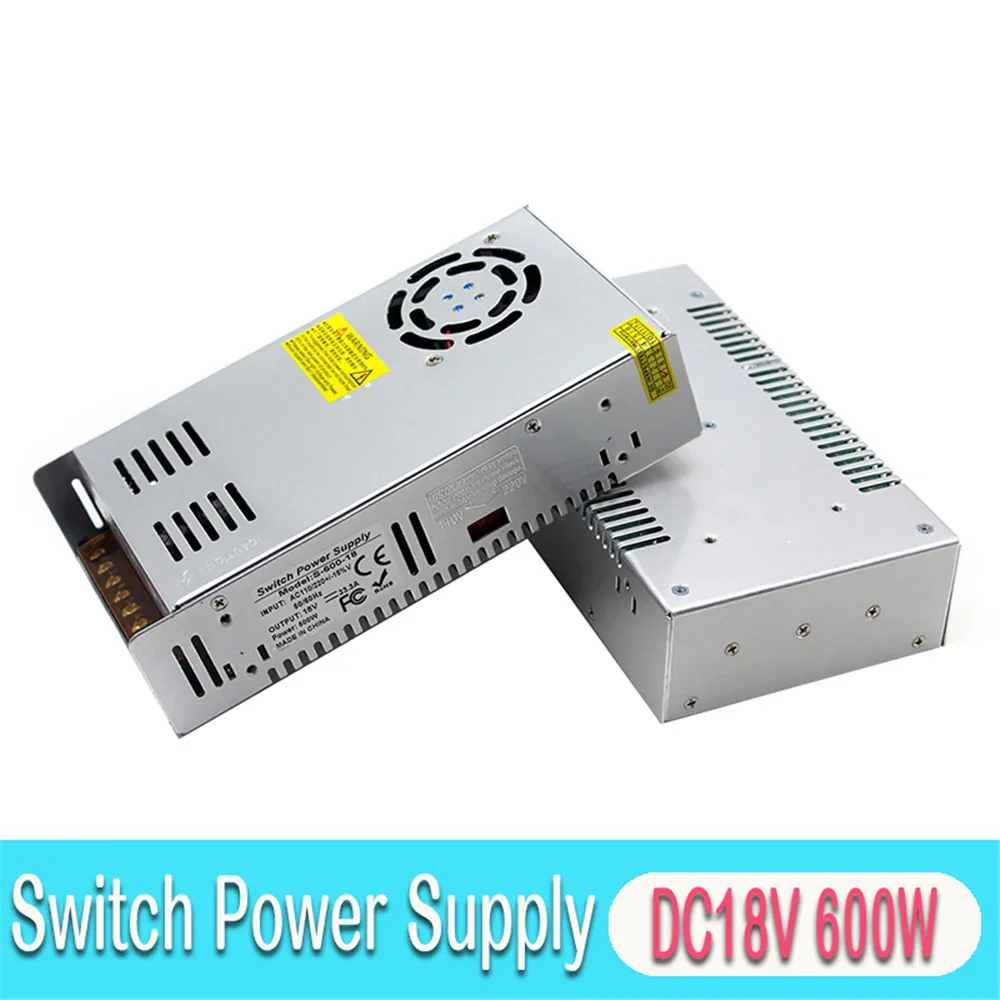 

18V 600W Single Output Switching Power Supply Dc Transformers AC To DC18V SMPS for CCTV Camera LED Lighting 3D Printer Stepper