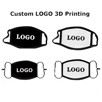 

1000pcs Custom logo white masks Personalized photo DIY 3D printing black mask