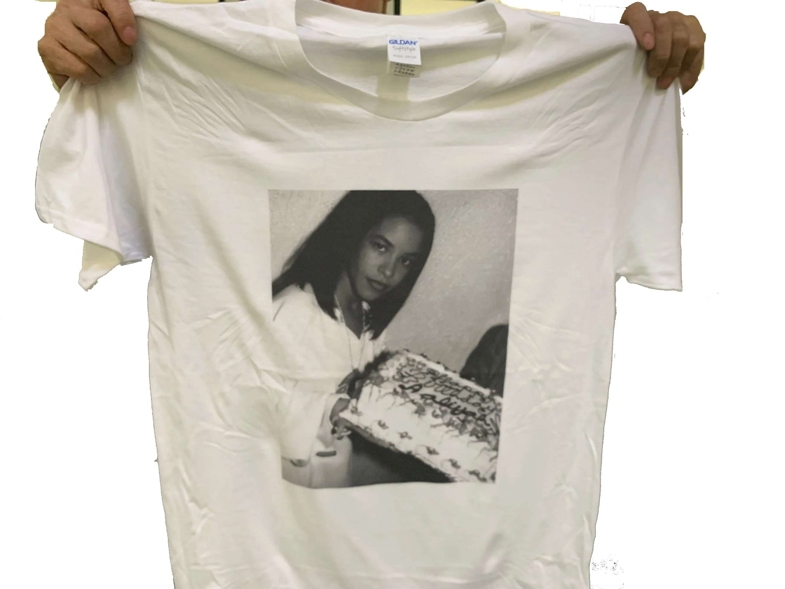 HAHAYULE-JBH, 1 шт., белые футболки для женщин, Aaliyah, футболка на день рождения, Ретро стиль, летняя Милая Белая футболка, уличный стиль, модная рубашка