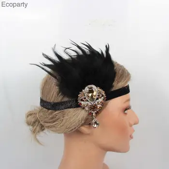 

Headpiece Feather Banquet Pattern Type Style Material And Gatsby Custom The 1920s Brand Name Gender