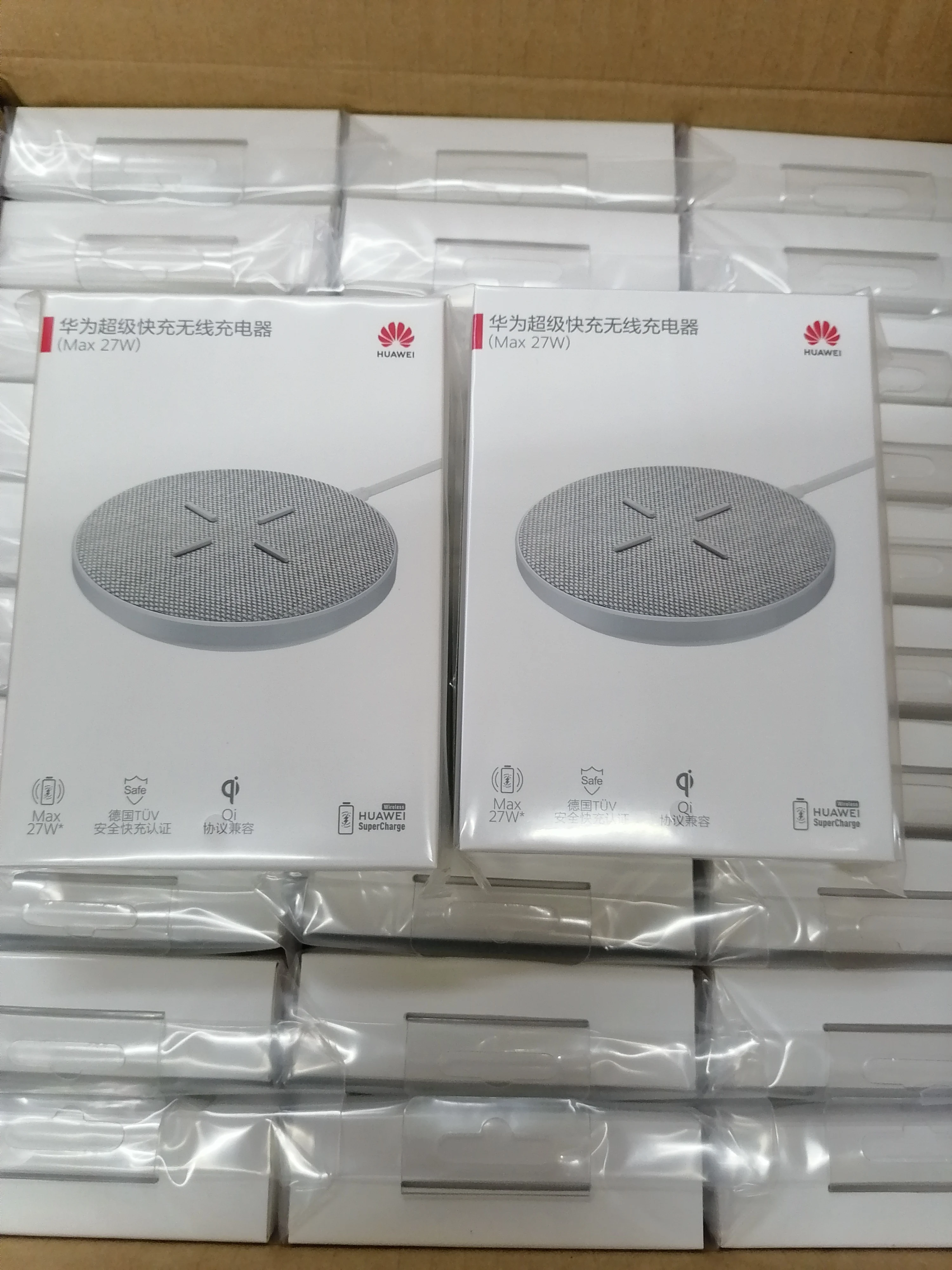 CP61 huawei SuperCharge Беспроводное зарядное устройство Max 27 Вт huawei Qi стандарт tyuv сертифицирован для mate 30 Pro iPhone 11 Pro Max