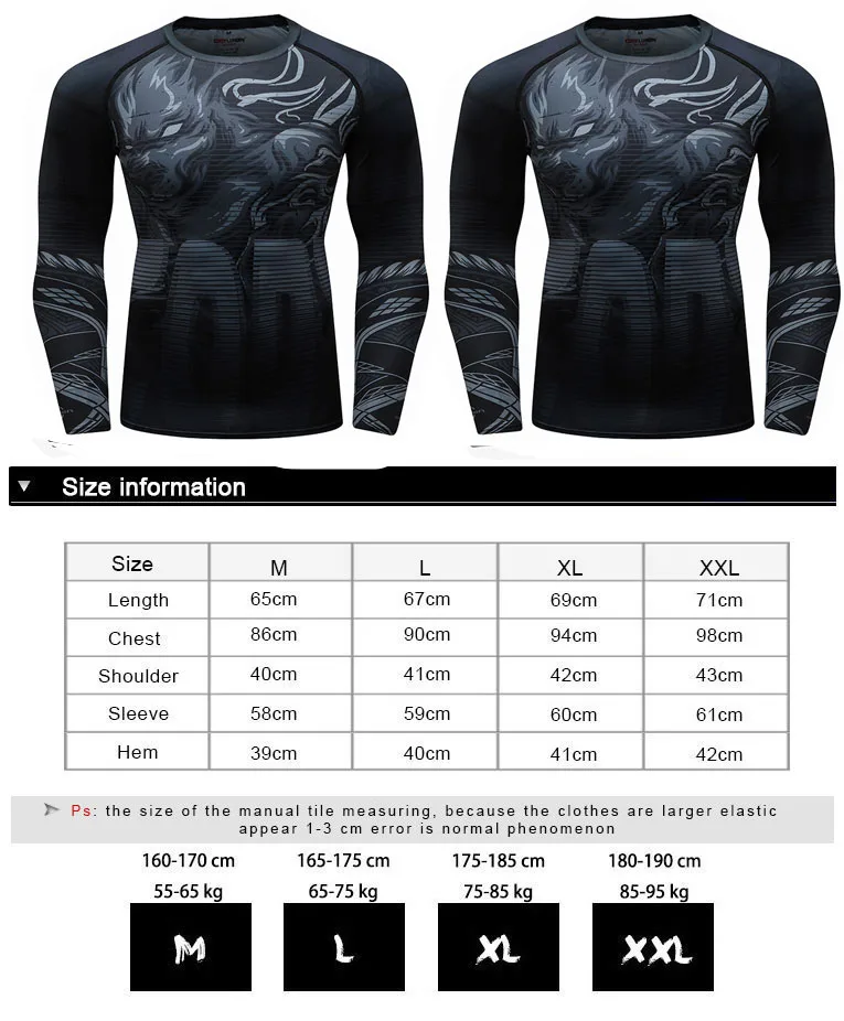 Rashguard mma черный ровающий Тигр облегающие наборы файтинг боксерские Джерси Муай