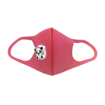 

3D Children's Mask Dustproof Small Version of The Mask Breathable Small Version Children's Breathing Valve Sponge Mask Rayon