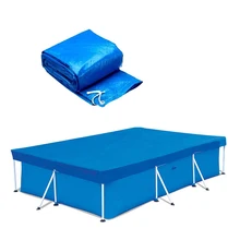 

2021 Rectangular Pool Cover Tarpaulin Solar Swimming Pool Protection Cover Heat Insulation Film For Indoor Outdoor Pool Accessor