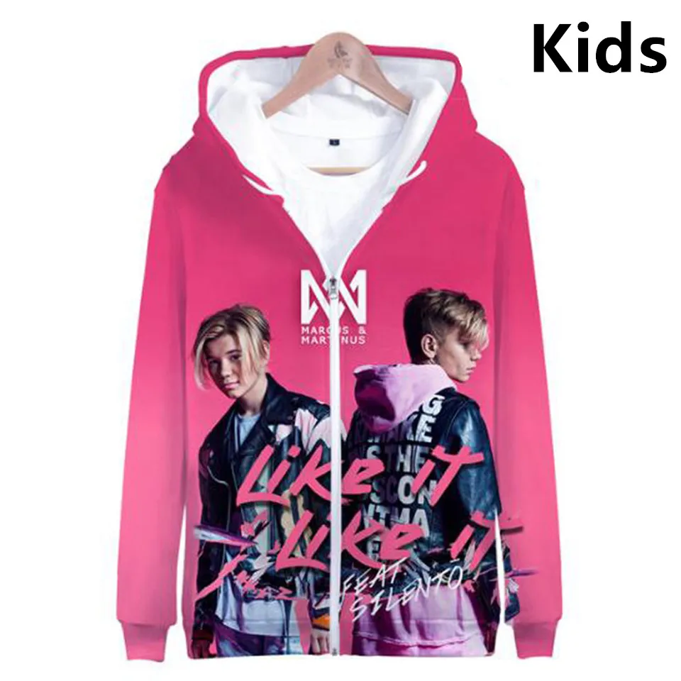 con capucha 3D de Marcus y Martinus niños niñas, ropa de moda Harajuku niños de 3 a 14 años|Sudaderas con capucha y sudaderas| - AliExpress