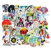 

10 / 30 / 50pcs Cartoon Animation Rick and Morti Personalized DIY Decoration Children's Toy Waterproof Sticker Wholesale