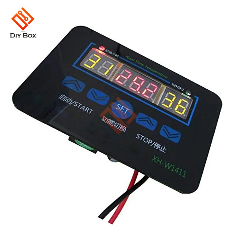 Цифровой регулятор температуры светодиодный термостат 220 В 10 А|Приборы для