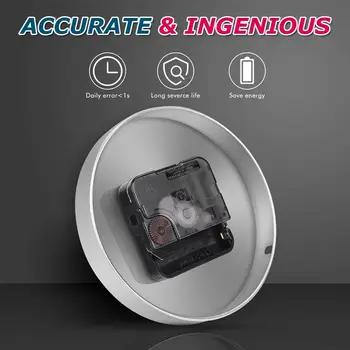 

3D Wall Clocks Stickers Creative DIY Acrylic Mute Movement No Battery Home Decor 70-120cm Adjustable Thickness 8mm