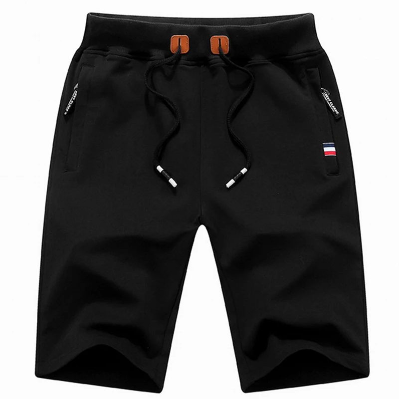 Solid Men's Short Pant Summer Men's Beach Men Shorts Cotton Casual Male Sports Shorts Brand