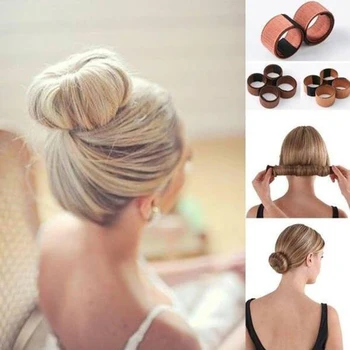 

Synthetic Wig Donuts Bud DIY Tool Hair Accessories Head Band Ball French Twist French Magic Bun Maker Sweet Hair Braider