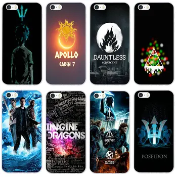 

Percy Jackson Divergent Soft TPU Phone Case for iPhone X XR XS 11 Pro Max 10 7 6 6s 8 Plus 4 4S 5 5S SE 5C Bags
