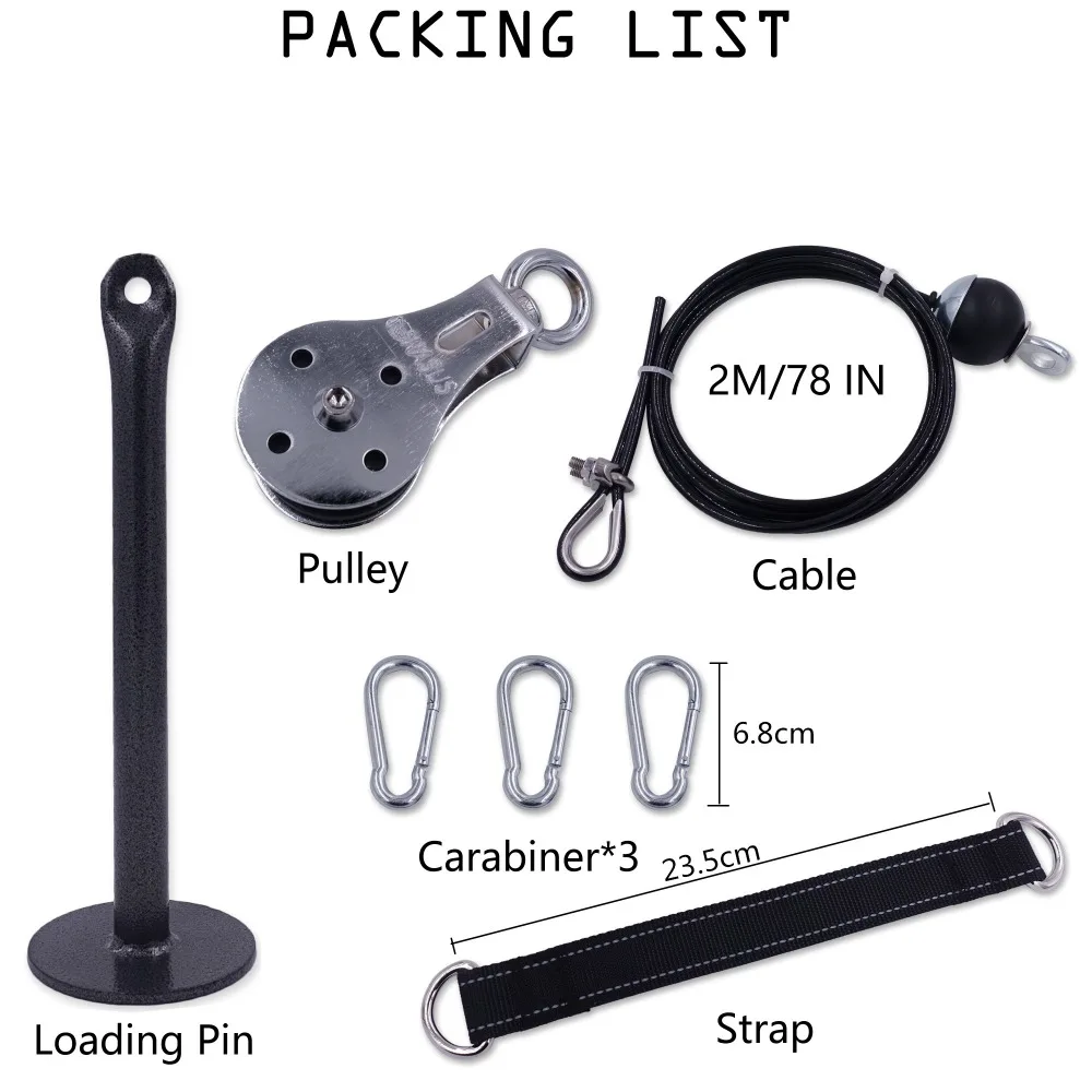 Fitness-Pulley-Cable-System-DIY-Loading-Pin-Lifting-Triceps-Rope-Machine-Workout-Adjustable-Length-Home-Gym(5)