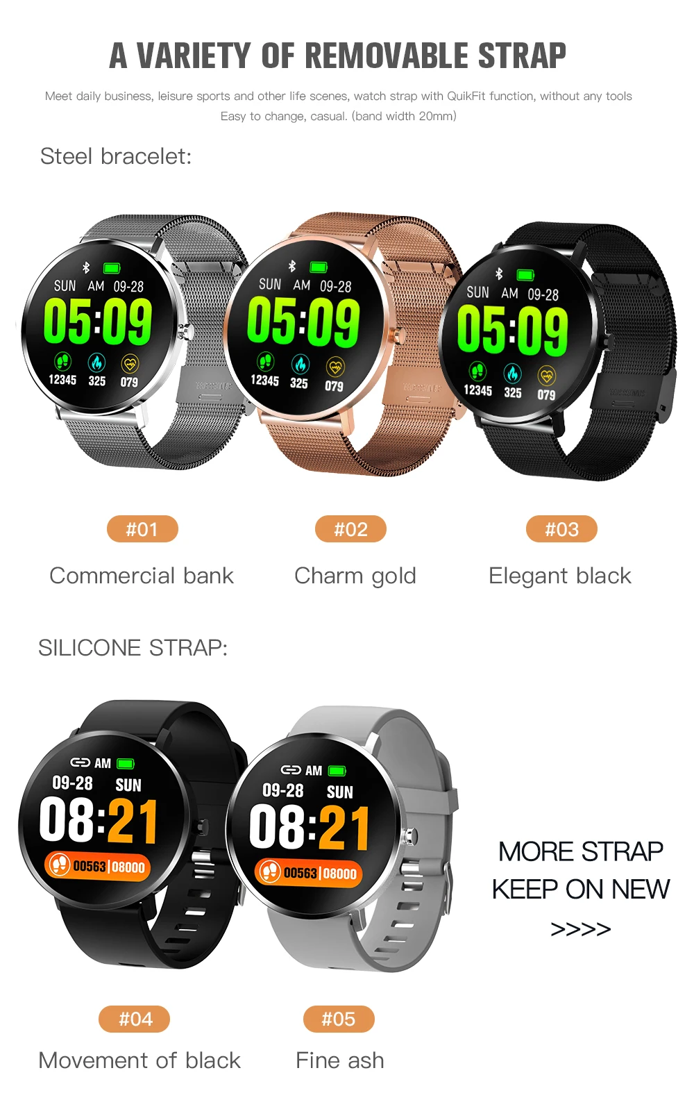 Смарт-часы на Android, мужские часы с монитором сердечного ритма, умные часы для женщин, фитнес-браслет, водонепроницаемый спортивный браслет для телефонов