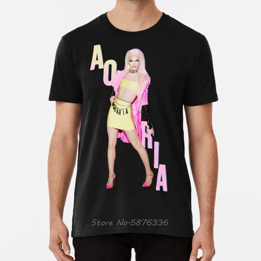 Aquaria футболка Aquaris Drag racing Rpdr Rupauls Rupaul Eureka Ohara Sharon Needles Katya Miz Cracker футболки|Футболки| |