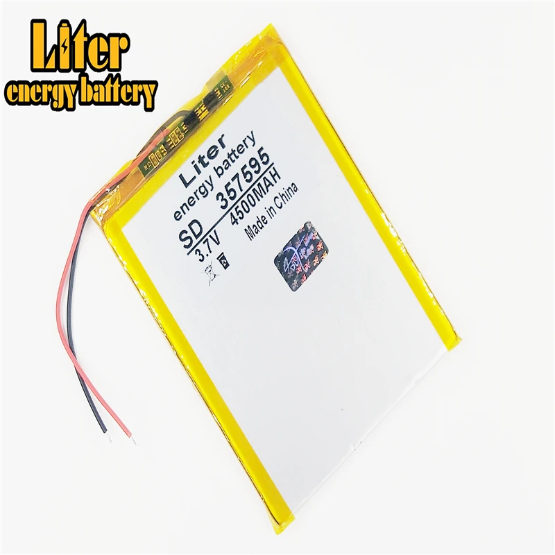 357595 337595 3.7v 4500mah Lithium Polymer Battery With Board For Pda Tablet Pcs Digital Products