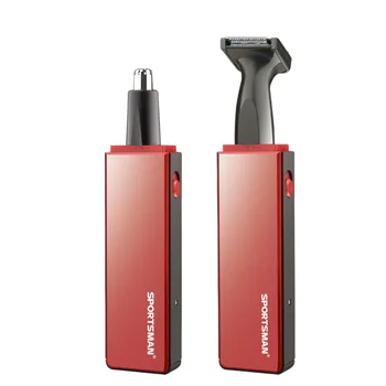 

SM412 2 in 1 Electric nose hair trimmer rechargeable hairpin repair ear comb hair trimmer electric nose Hair Removal tool