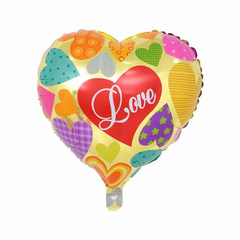 10 шт., 18 дюймов, воздушные шары с надписью I Love You Heart, надувные гелиевые шары из фольги, украшения для свадьбы, дня рождения, вечеринки, товары для Дня Святого Валентина