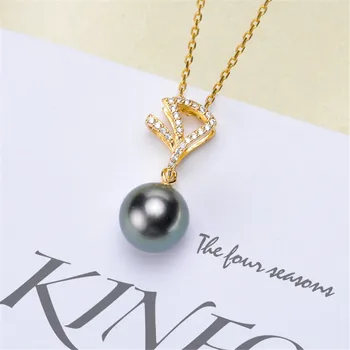 

S925 Sterling Silver Material Pendant Clasp Pearl Pinch Clip Bail Pendant Connectors Bail Beads Jewelry Findings Accessories