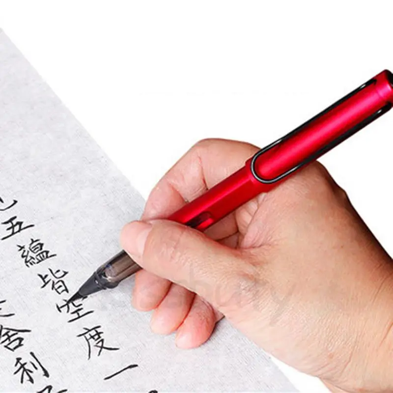 글쓰기용 소프트 브러시 펜, 8 색 만년필, 10 색 잉크 색, 중국 서예 펜, 그림 학교 사무실 문구 용품