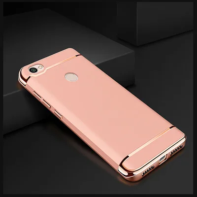 Роскошный чехол с покрытием для Xiaomi Redmi Note 8 7 6 Pro, жесткий чехол на заднюю панель для Redmi Note 7 Pro Redmi 7 6A 6 Pro 5 Plus K20 чехол - Цвет: Rose gold