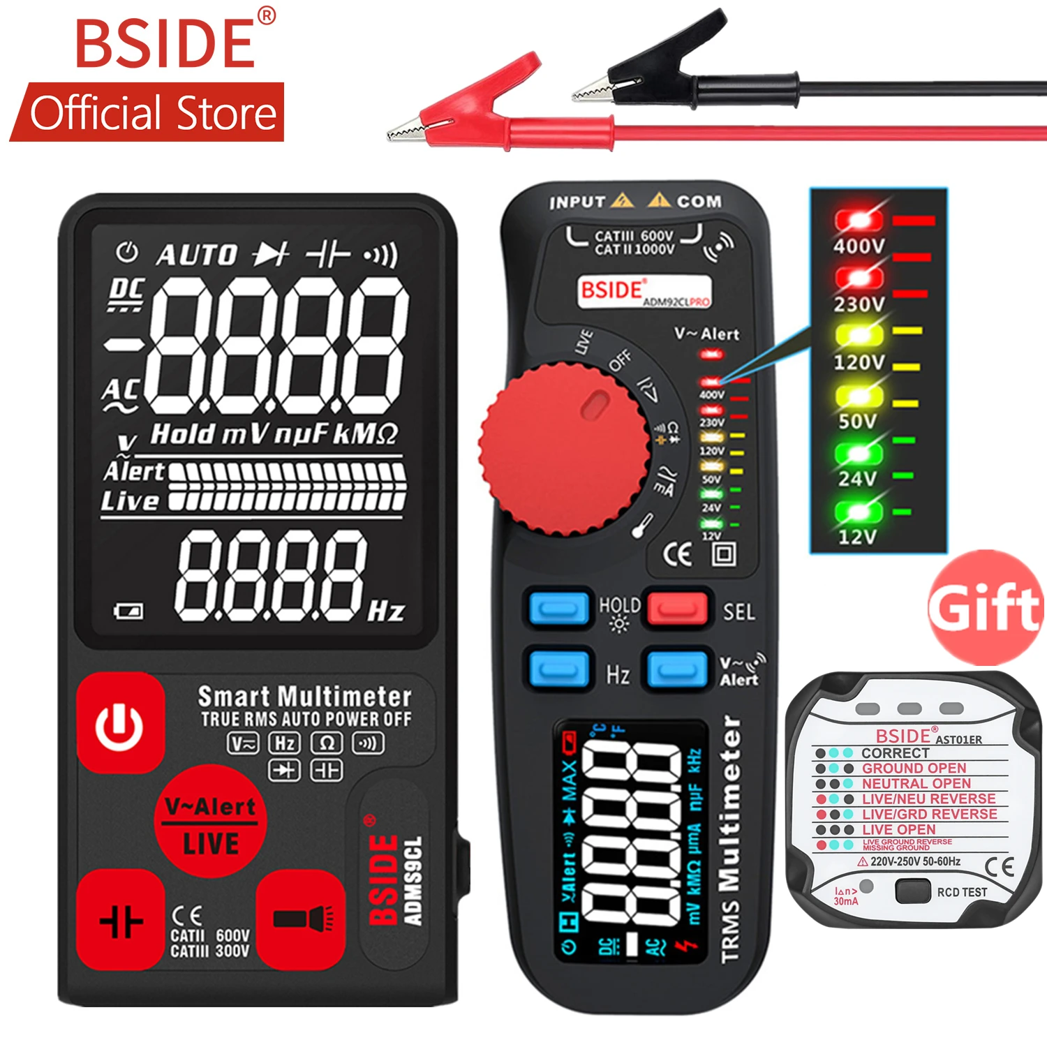 BSIDE multim tre num rique LCD couleur am lior 6000 points tension 