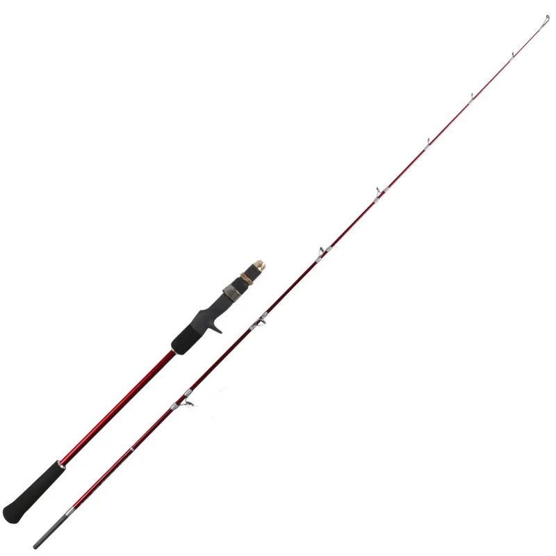 

1.9m Lure Weight 60-200g or 100-300g Slow Jigging Fishing Rods With Red Color Made In China