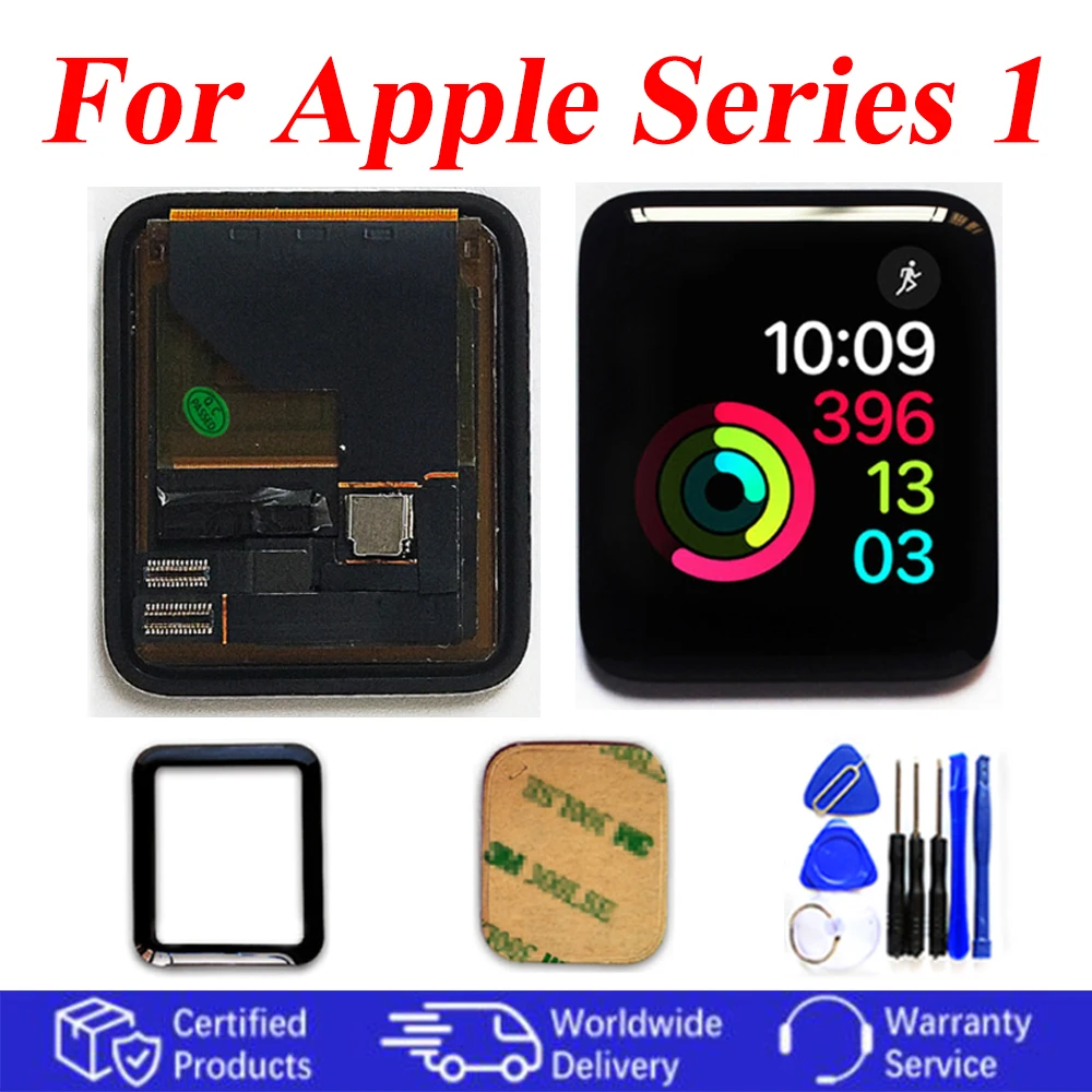 38 мм/42 мм ЖК-дисплей для Apple Watch серии 1 сапфировый сенсорный экран дигитайзер S1