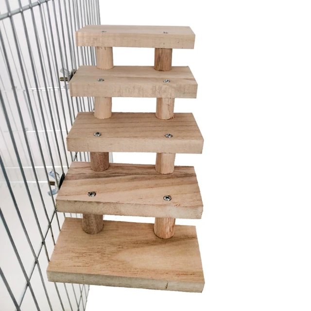 Balacoo Hamster Subindo Escada Brinquedos De Chinchila Escadas Para Animais  De Estimação Brinquedo De Poleiro De Escalada Escada De Papagaio Bicho De  Estimação Animais Pequenos De Madeira