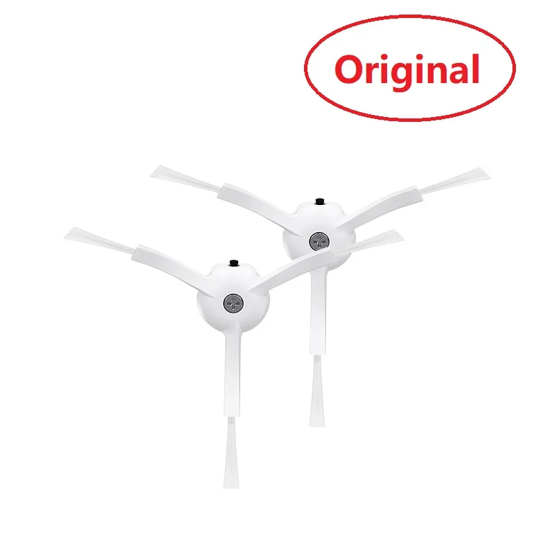 2 шт. оригинальные боковые щетки для Xiaomi/Roborock S50 S51 S55 робот пылесос щетки Запчасти Аксессуары боковая щетка - Цвет: Side brushes