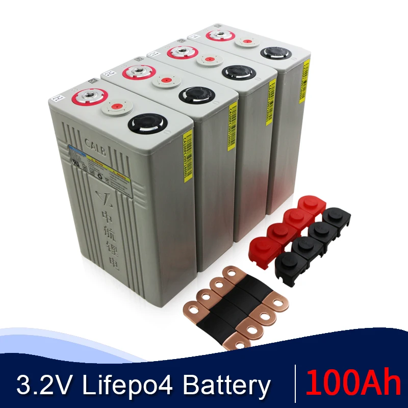 8 шт. новые 3 2 v 100ah Lifepo4 батареи литий железо фосфатные CALB ca100 пластик 12v200AH 24V100AH для