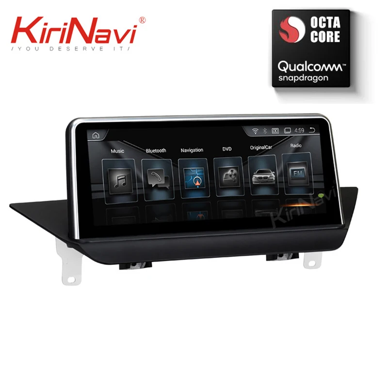 Best KiriNavi 8 Core 4+64G 10.25" 2 din android 9.0 autoradio car multimedia gps for BMW X1 E84 automotivo head unit WIFI navigation 2