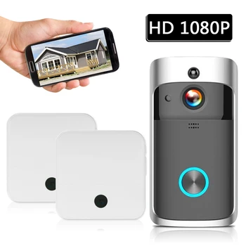 

Smart 1080P Wireless Video Intercom WI-FI Video Door Phone Visual Door Bell WIFI Doorbell Camera Alarm Wireless Security Camera
