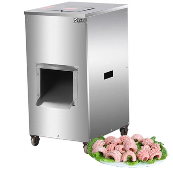 

220V Commercial Squid Cut Flowers Machine Cross Net Striated 2 Times Forming Stainless Steel Restaurant Processing Equipment